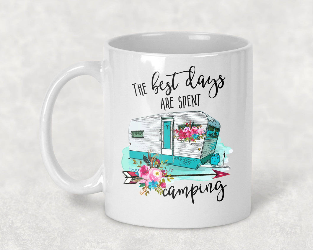 The Best Days Are Spent Camping Mug